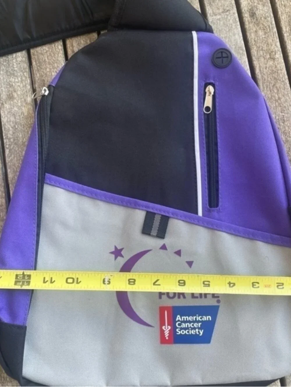 🆕 LOT OF 3 🎗️ NWT Relay For Life Sling Bags ✨ American Cancer Society